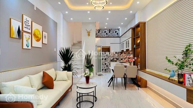 Kinh doanh phá sản bán gấp nhà 58m2,1 trệt 2 lầu,SHR,840tr,Lê văn quới,bình tân,LH Hùng 0775069709 - Ảnh 1