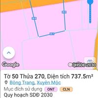 Bán Lô Đất Bông Trang Dt: 737m2 Giá 8tr/m2 Đường Nhựa Khu Dân Cư