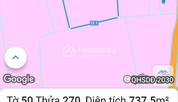 Bán Lô Đất Bông Trang Dt: 737m2 Giá 8tr/m2 Đường Nhựa Khu Dân Cư - Ảnh 1