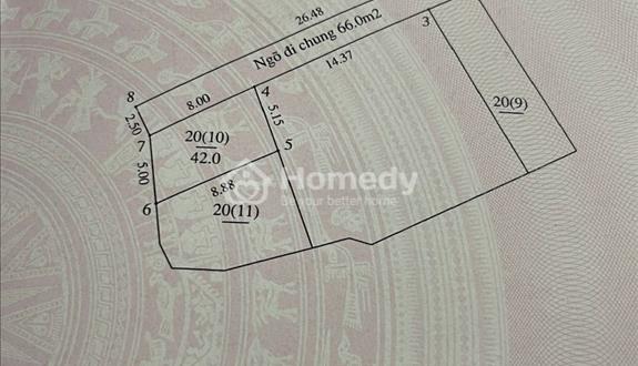 Cần bán lô đất đẹp 2 mặt tiền phường Cự Khối, Long Biên, 42m2, SĐCC - Ảnh 1