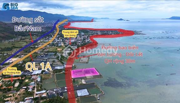 Bán nhanh siêu phẩm mặt biển Vịnh Vân Phong Nha Trang quy hoạch full thổ cư! - Ảnh 1