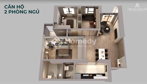 Bán căn hộ 2PN chung cư dự án Grand Sunlake Hà Đông - Ảnh 1