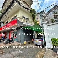 Cho thuê Nhà làm Văn Phòng, kho, kết hợp ở, tại Lạc Long Quân 80m2. Cách mặt đường 10m. Ô tô đỗ cửa