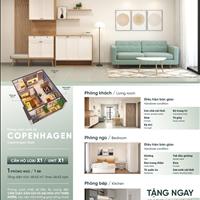 Trả trước 400tr Căn hộ 1PN (9tr/thg) + Đầy đủ NT, ở 11/2024 trg tâm Tp Bình Dương, cách 500m VSIP 2