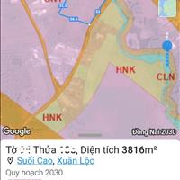 Bán đất Suối Cao- Xuân Lộc. Gần khu du lịch Nui Chứa Chan