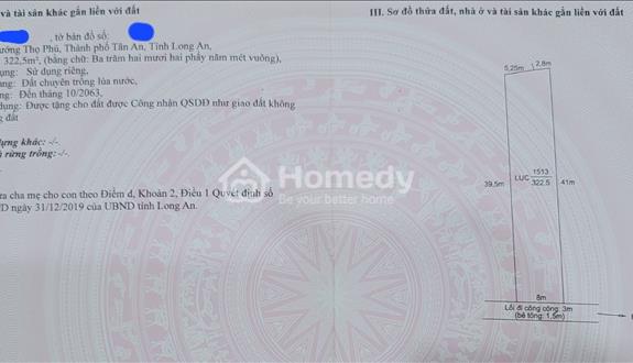 Cần tiền bán gấp miếng đất sổ hồng sát vòng xoay lớn TP Tân An - Ảnh 1