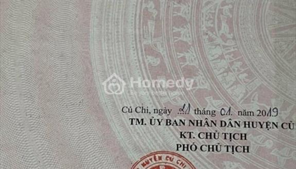 Cần bán đất Mặt tiền Lê Thị Kia, Củ Chi, đất đẹp nở hậu, giá 1,75 tỷ, Liên hệ 0374420567  - Ảnh 1