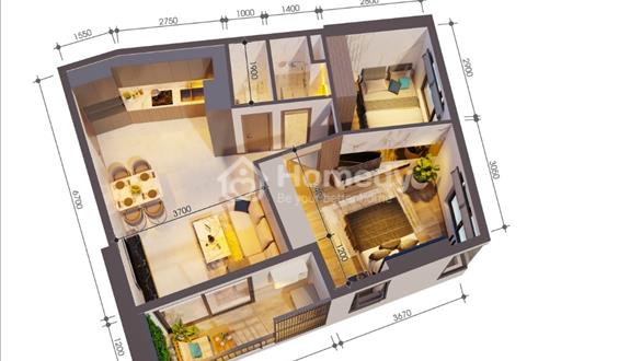 [-8.5% tối đa, 2,2tỷ ] Căn hộ 2PN The GLORY trung tâm Thành phố Bình Dương vào ở tháng 12/2024 - Ảnh 1