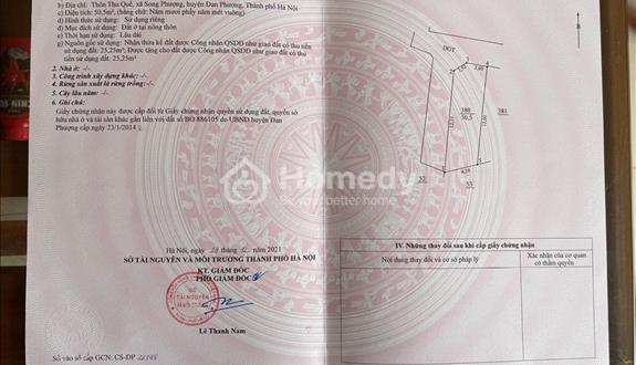 Bán Nhà 3 tầng, lô góc, sổ đỏ 50,5m2, ô tô cửa tại thị trấn Phùng  - Ảnh 1