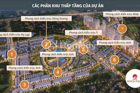 Bán Liền kề 93m2, mặt sau đường 30m Đại Lộ Thảo Viên tại KĐT Hinode Royal Park Kim Chung. 