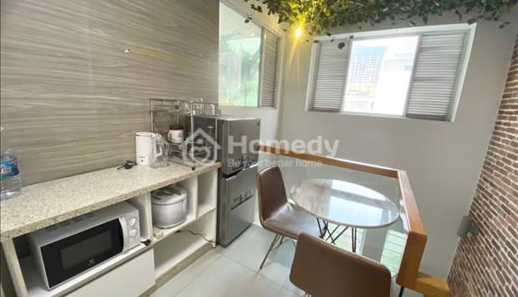 1 phòng ngủ full nội thất siêu xinh tại Hồ Hảo Hớn, Quận 1_ĐH Văn Lang_Trần Hưng Đạo_Nguyễn Văn Cừ - Ảnh 1