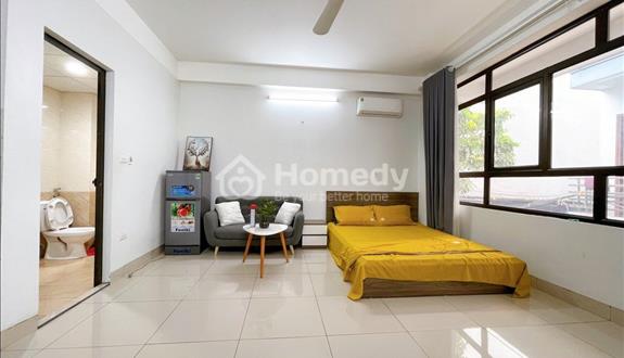 Cho thuê chung cư mini studio 30m2 Miếu Đầm 5tr (ở được ngay) thoáng mát, nhiều ánh sáng, gần bãi o - Ảnh 1