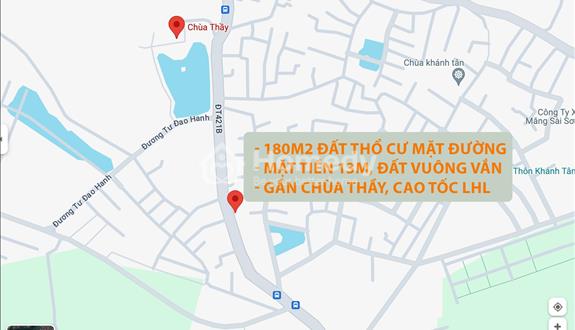 Chính chủ bán đất mặt đường 180m2 Quốc Oai - gần Chùa Thầy - Ảnh 1