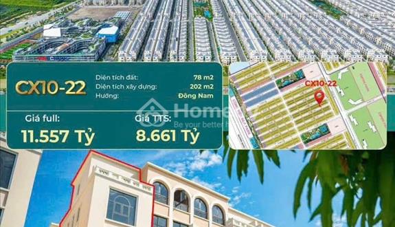 Biệt thự liền kề 78m2 rẻ bất ngờ rẻ sửng sốt chỉ  𝟏𝟏𝟏tr/m2 😳😳😳 - Ảnh 1