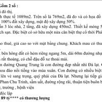 Khu tổ hợp kinh doanh, nhà biệt thự mặt tiền Quang Trung Đà Lạt cần bán