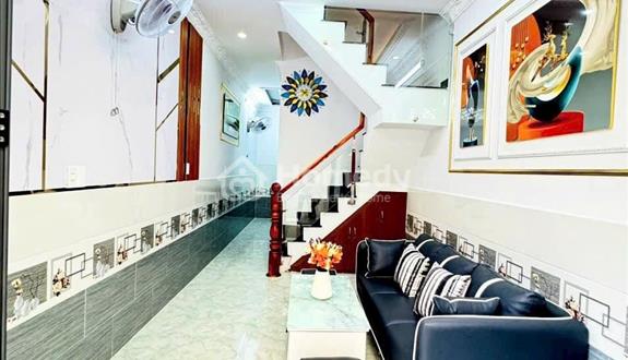 LH HẬU 0794062948  đường Phạm Văn Chí quận 6 60m2/910tr, SHR bao sang sổ, HXH - Ảnh 1
