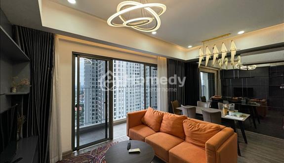 CHO THUÊ căn hộ Masteri Thảo Điền GIÁ RẺ 2pn-2WC, căn góc, bếp mở, view sông, nhà mới 100% giá 17tr - Ảnh 1