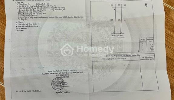 Cần bán Gấp Đất Thổ Cư 100% - Diện tích 100m2 , Giá 2,3 Tỷ , Sổ Riêng - Lh Lâm - Ảnh 1
