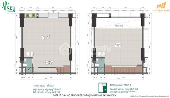 8 căn Shophouse Phú Đông Sky Garden  2 tầng - Chiết khấu 10% Giá rẻ SHR lâu dài vào KD ngay  - Ảnh 1