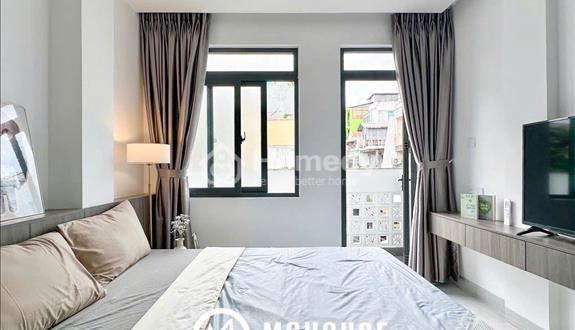 Cho thuê căn hộ có nội thất ban công đường Nguyễn Trãi gần công viên 23/9 đại học Văn Lang Quận 1 - Ảnh 1