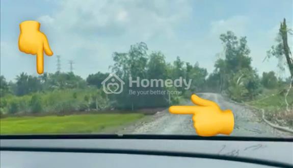 Bán đất thổ cư ven kênh tự nhiên mặt tiền 42,5m đường đá 2 xe hơi né nhau sát QLN2 gần cầu Đức Hòa - Ảnh 1