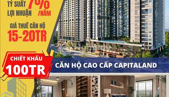 Bán Căn Hộ Cao Cấp Chuẩn 5 sao của CapitaLand ngay Trung Tâm TP mới Bình Dương - Ảnh 1