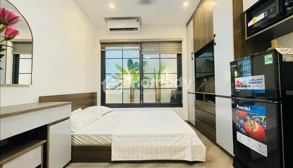 Lô góc đắc địa tại quận thanh xuân	tòa nhà mới tinh 55m2, 7 tầng, vị trí lô góc đắc địa, 3 ô tô - Ảnh 1