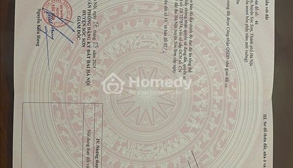 Hàng siêu hiếm 45m2 Tân Dân Sóc Sơn Đường ô tô vào nhà liên hệ ngay 0987785686 - Ảnh 1