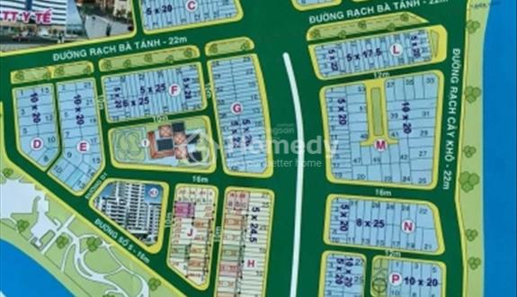 Cần bán 2 nền nhà phố view công viên KDC T30, Phạm Hùng nối dài về giá rẻ nhất khu vực . SHR, XDTD - Ảnh 1