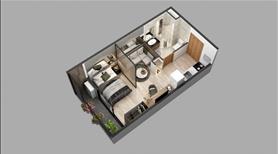 Bán căn hộ Studio , ban công Đông Nam , View Đảo - Chung cư Skyoasis , KĐT Ecopark - Ảnh 3