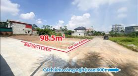 Bán lô góc tân xã Thạch Thất khu CNC Hòa Lạc,,98,5m giá F0 cđt mới tách sổ,Giáp hồ tân xã ĐH FPT - Ảnh 2
