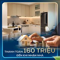 Chỉ cần thanh toán 10% gtch tương đương khoảng 160tr cho căn hộ 55,6m2 2pn 1wc cho đến khi nhận nhà