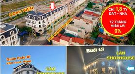 Bán gấp căn Shophouse 460m2 Sử dụng, Mặt tiền 6m, Vốn ban đầu 1,8 tỷ, Sổ đỏ lâu dài - Ảnh 2