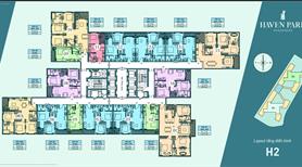 Bán căn hộ 2 ngủ 2 vệ sinh , 58m2 sử dụng , hướng mát - chung cư Haven Park , KĐT Ecopark - Ảnh 3