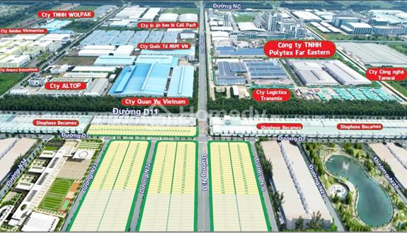 Đất kinh doanh mua bán,   sổ hồng riêng, Có HT vay, Khu công Nghiệp Bàu Bàng, Bình Dương - Ảnh 1
