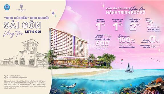 Chill với 1PN Condotel The Maris Vũng Tàu, 3/2, P.10, Vũng Tàu - Chỉ với 3,3 tỷ - LH: 0983076979 - Ảnh 1