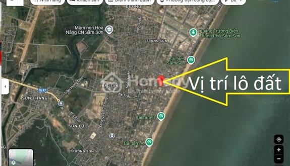 Bán đất mặt đường Lê Văn Hưu - Tặng nhà 2 tầng sát biển Sầm Sơn - Kinh doanh dòng tiền ổn định - Ảnh 1
