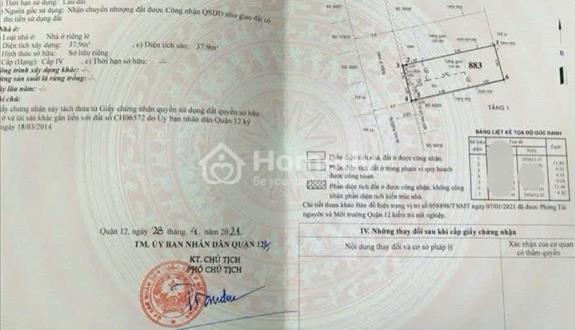 cuối cùng cũng tìm được căn nhà siêu đẹp ở đường Trần Thị Năm,Q12 Sổ Riêng,Giá 1tỷ070 - Ảnh 1