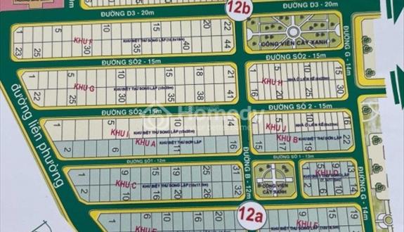 Chính chủ bán nhanh lô H55 KDC Hưng Phú 1, P Phước Long B, Q9 giá bán 6.5tỷ  - Ảnh 1