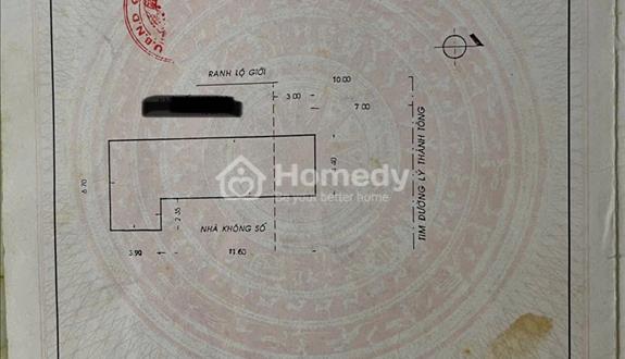 Nhà mặt tiền dự phóng đường 20m, diện tích 84m, có 6 phòng đang cho thuê thu nhâlj 15tr/tháng - Ảnh 1