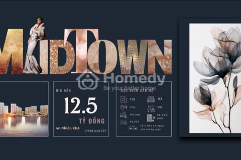 Midtown Phú Mỹ Hưng_3PN_112m2_12.5 Tỷ_Nội thất chủ đầu tư_Ô đậu xe hơi ngay cửa hầm_Nhà mới 100%