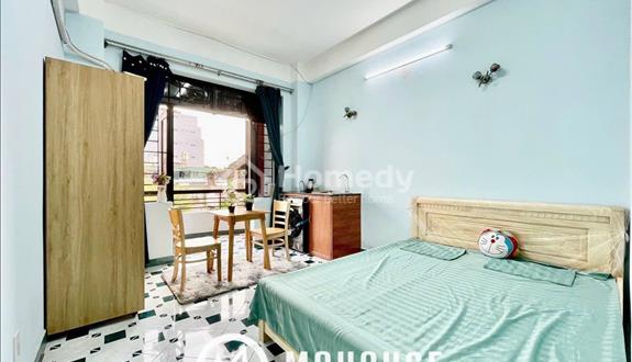 Cho thuê Studio ban công Full NT cách Etown 300m, quận Tân Bình - Ảnh 1