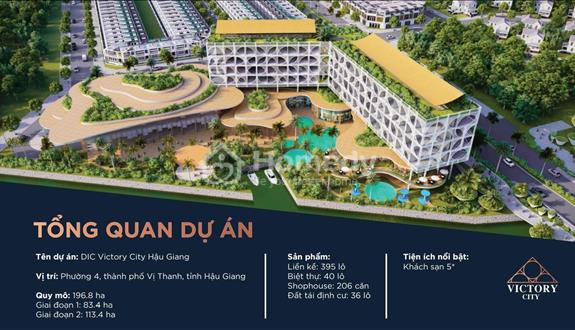 Bán đất nền DT 95m2 Đông Nam dự án DIC Victory City, Tp. Vị Thanh, Hậu Giang - Giá chỉ 12 triệu/m2 - Ảnh 1