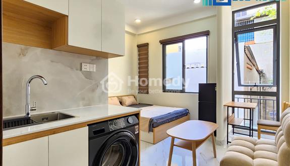 Cho thuê Studio ban công hẻm 272 Lý Thường Kiệt, Phường 6, Tân Bình, gần CX Bắc Hải, CX Lữ Gia - Ảnh 1