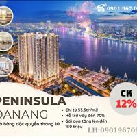 Tổng hợp các căn 1 - 2 - 3PN Peninsula sông Hàn View Sông- Biển- Vịnh Chỉ Từ 53tr/m2 - CK 12%
