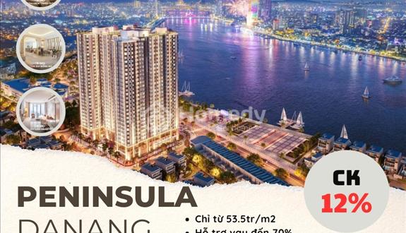 Tổng hợp các căn 1 - 2 - 3PN Peninsula sông Hàn View Sông- Biển- Vịnh Chỉ Từ 53tr/m2 - CK 12% - Ảnh 1