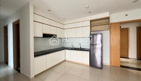 Quận 10 Căn hộ 2 phòng 2wc căn góc 72m2 nội thất cơ bản, nhà mới sơn, view city thoáng - Ảnh 1
