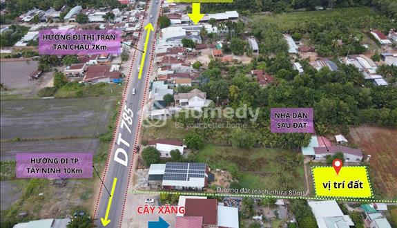 Đất sát nhựa DT785 ở Tân phú Tân Châu Tây Ninh tài chính chỉ hơn 300tr xíu sỡ hữu ngay - Ảnh 1