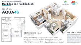 Bán căn hộ 1 ngủ - view Hồ , ban công Nam , tầng trung - Chung cư Aqua Bay Ecopark - Giá 2 tỷ 190 - Ảnh 2