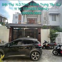 11 Tỷ Biệt thự Quận 2, 172 m2 chiều ngang 7m, 2 tầng. Giá 11 Tỷ ( 63,9tr/m2